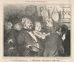 Premières impressions... Stupéfaction... - Honoré Daumier