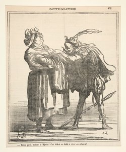 Prenez garde, madame la Majorité! - Honoré Daumier