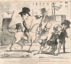 Prochaine ordonnance du préfet de police - Honoré Daumier