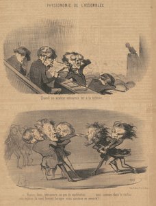 Quand un orateur ennuyeux est à la tribune - Honoré Daumier
