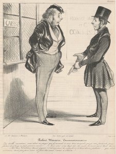 Robert Macaire commissionnaire