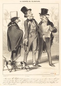 Sans doute M. Riflot le droit... - Honoré Daumier