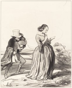 Saperlotte!... que je voudrais... que ma femme ait fini... - Honoré Daumier