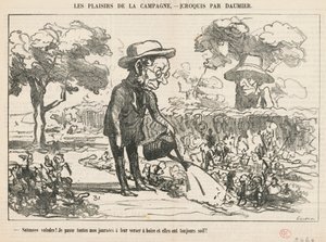 Satanées salades... - Honoré Daumier