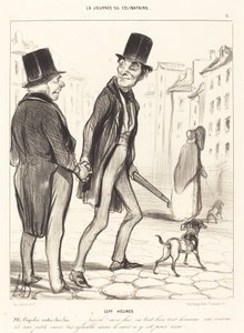 Sept heures - Honoré Daumier