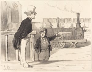 Si ma machine est bonne? je crois bien... - Honoré Daumier