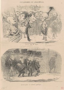 Soirée chez M. Dupin - Honoré Daumier