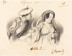 Sortez!... (Bajazet) - Honoré Daumier