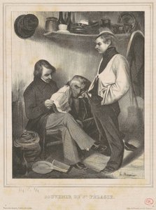 Souvenir de Ste. Pélagie - Honoré Daumier