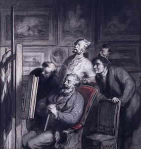 Les Amateurs - Honoré Daumier