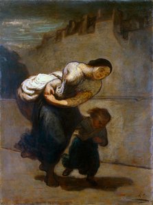 Le Fardeau, 1850-1852 - Honoré Daumier