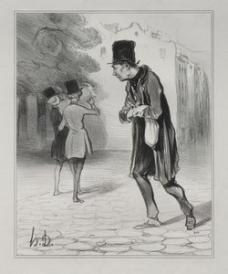 Le Collectionneur de mégots de cigares - Honoré Daumier
