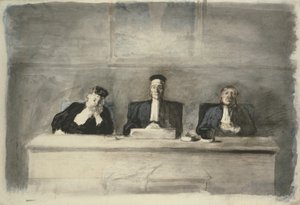 Les Trois Juges, 1858-60 - Honoré Daumier