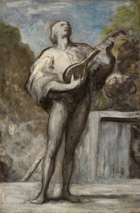 Le Troubadour, 1868-1873 - Honoré Daumier