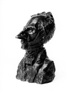 Les bustes des célébrités du Juste Milieu, caricature de Jacques Lefevre (1773-1856), député et banquier - Honoré Daumier
