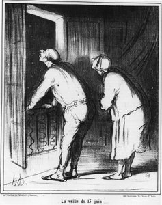 La veille du 13 juin... - Honoré Daumier
