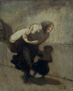 Le lourd fardeau, 1828-1879 - Honoré Daumier