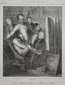 À travers les Ateliers - Honoré Daumier
