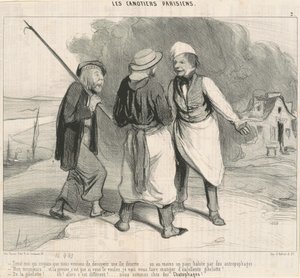 Tiens! Moi qui croyais que nous venions de découvrir ... - Honoré Daumier