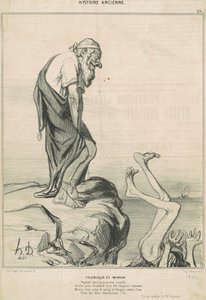 Télémaque et Mentor - Honoré Daumier