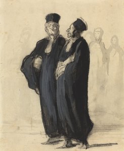 Deux avocats - Honoré Daumier