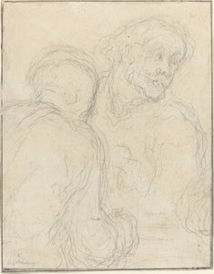 Deux hommes - Honoré Daumier