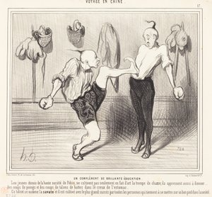 Un Complément de brillante éducation - Honoré Daumier