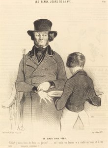 Un Dîner chez Véry - Honoré Daumier