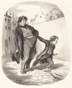 Un Fils modèle - Honoré Daumier