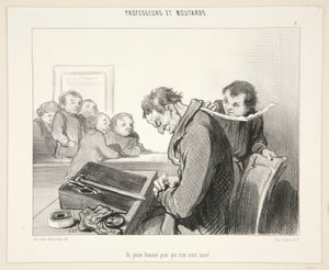 Un Jeune homme pour qui rien n - Honoré Daumier