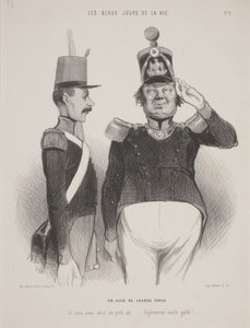 Un jour de grande tenue - Honoré Daumier
