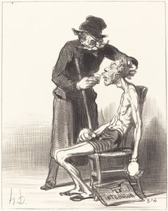 Un lutteur malheureux - Honoré Daumier