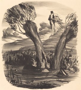 Un mari brûlé du feu de la jalousie - Honoré Daumier