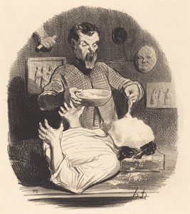 Un Monsieur qui veut se donner la satisfaction - Honoré Daumier