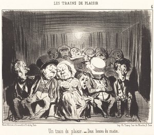 Un train de plaisir - Honoré Daumier