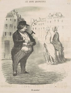 Un amateur - Honoré Daumier