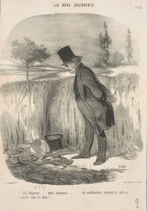 Un chapeau... deux chapeaux... les malheureux... - Honoré Daumier