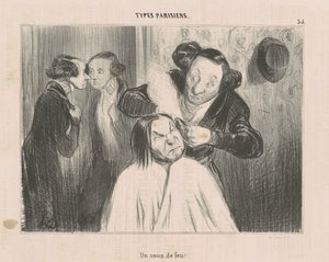 Un coup de feu! - Honoré Daumier