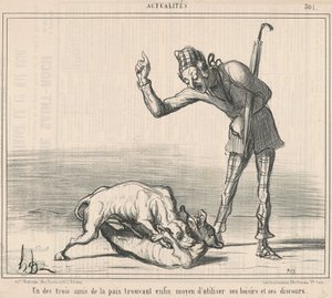 Un des trois amis de la paix