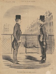 Un homme dans ses petits souliers - Honoré Daumier