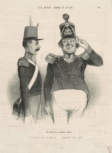 Un jour de grande tenue - Honoré Daumier