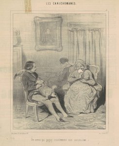 Un neveu qui gagne cruellement une succession - Honoré Daumier