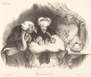 Un nouveau nez - Honoré Daumier