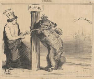 Un ours contrarié - Honoré Daumier
