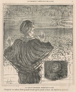 Un soir de première représentation - Honoré Daumier