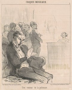 Une victime de la politesse - Honoré Daumier