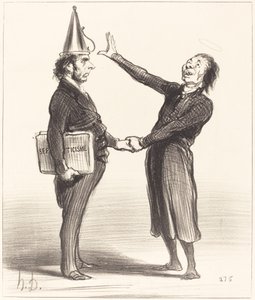 Une Alliance - Honoré Daumier