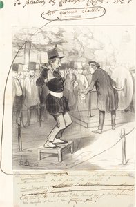Un guerrier électrisé - Honoré Daumier