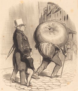 Une Leçon de botanique - Honoré Daumier