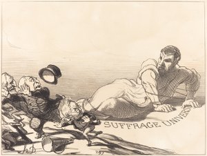 Une Panique de Lilliputiens - Honoré Daumier